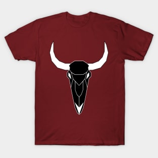 inveted Geo-Bull Skull T-Shirt